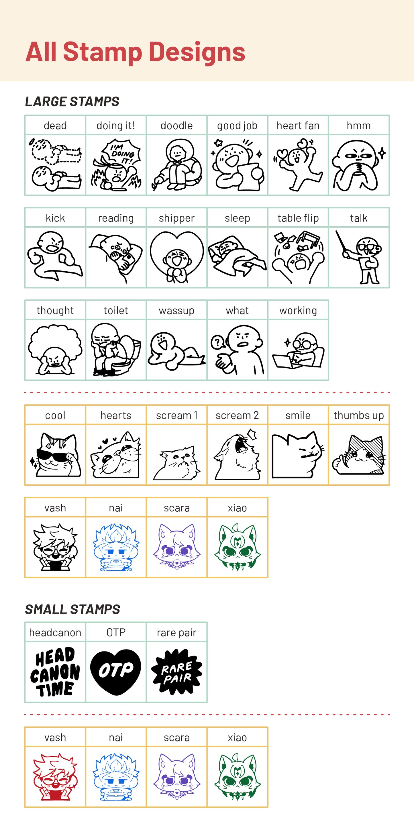 Pre-Inked Stamps