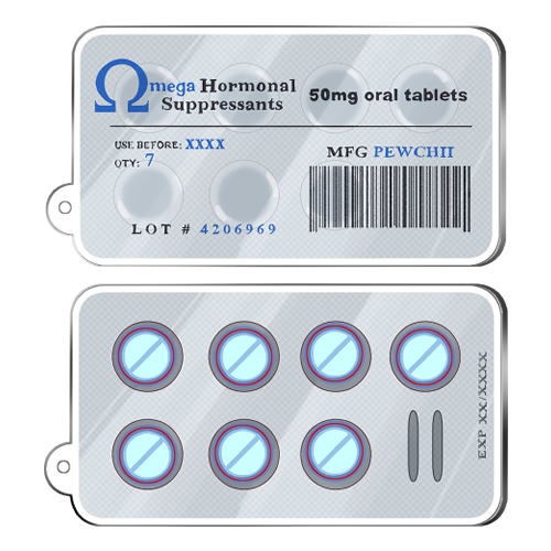 Omegaverse Suppressant Shaker Charms