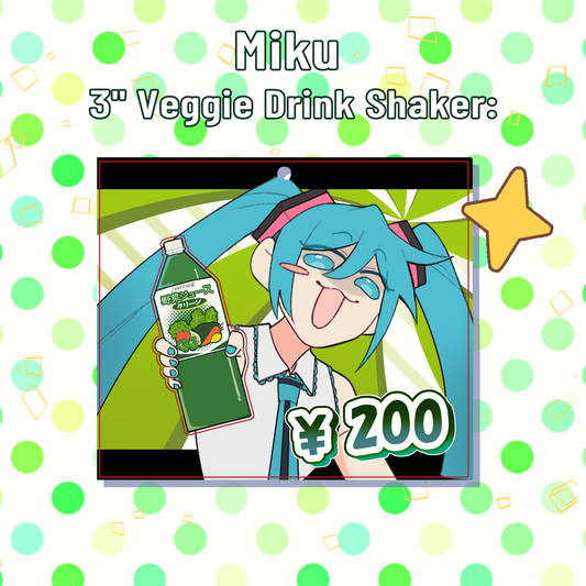 [PREORDER] Miku Popipo Shaker Charm