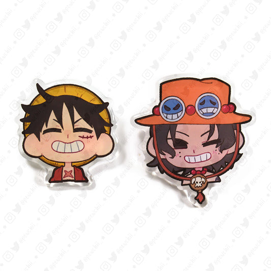 One Piece Acrylic Pins