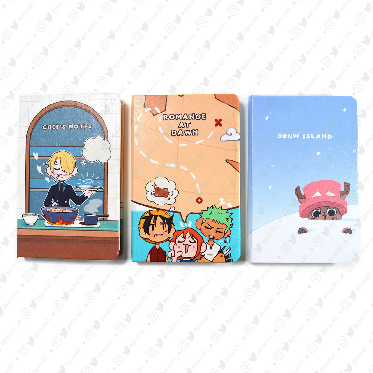 One Piece Leatherette Notebooks