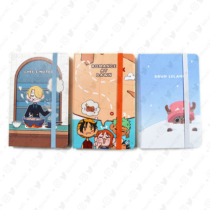 One Piece Leatherette Notebooks