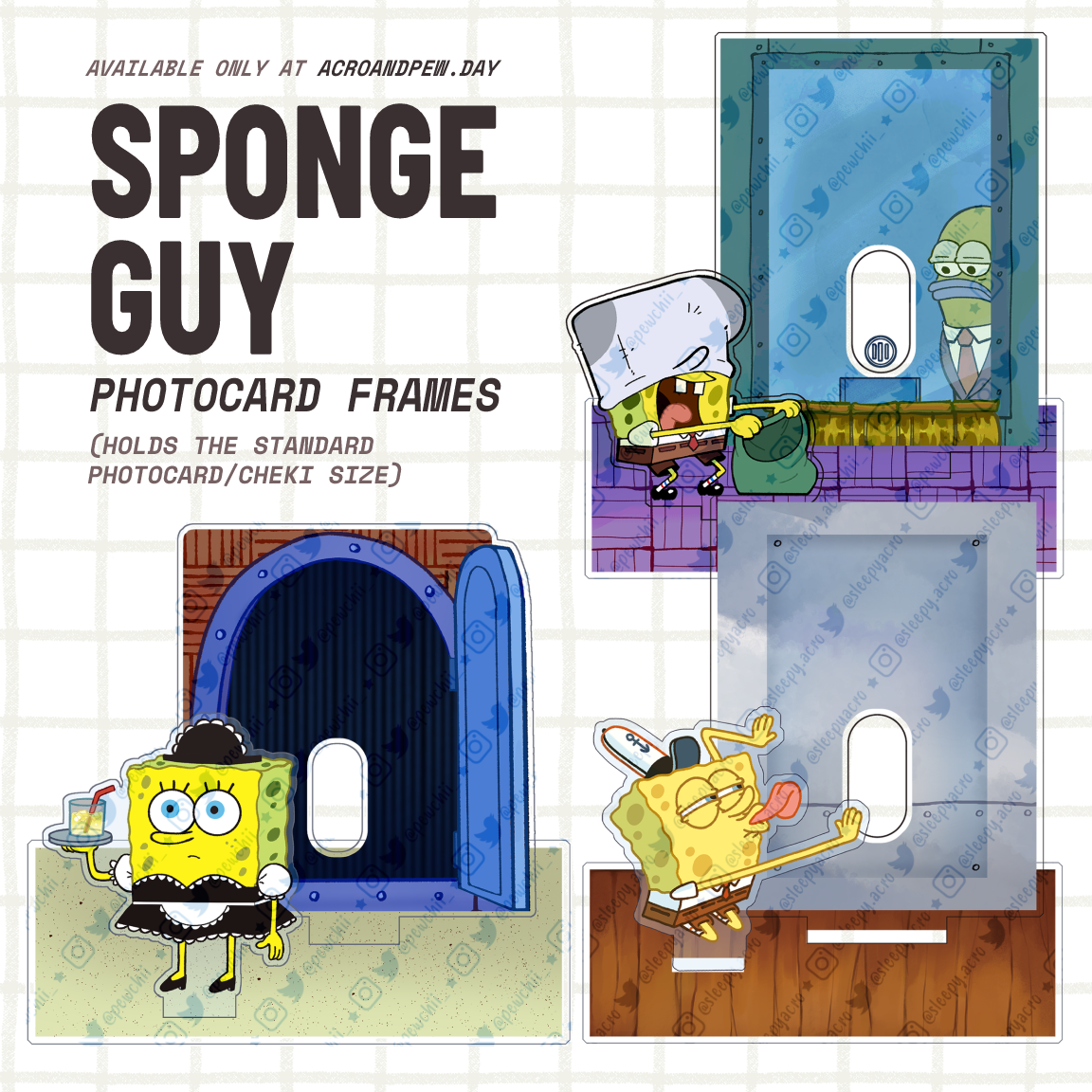 [PREORDER] Sponge-Guy Photocard Frames
