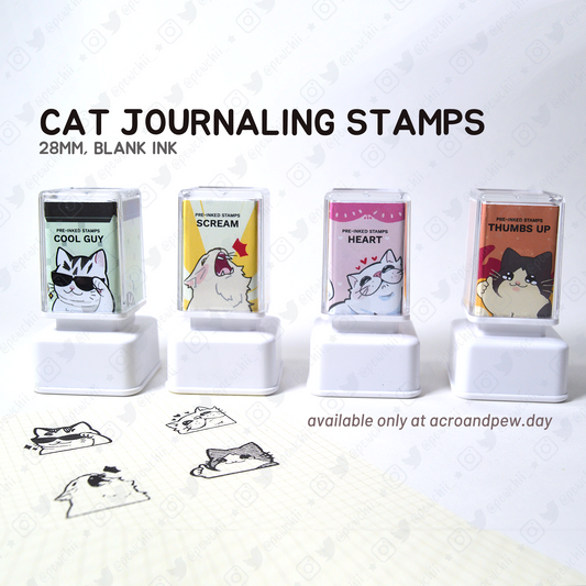 Cat Journaling Stamps