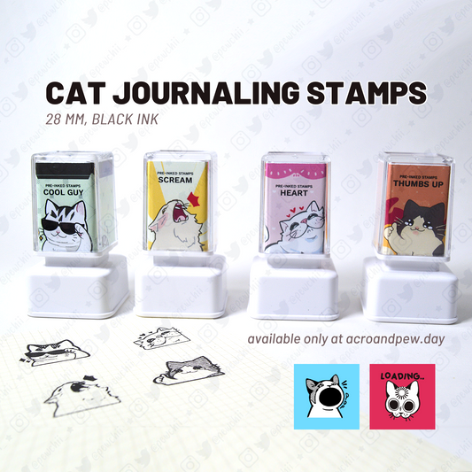 Cat Journaling Stamps