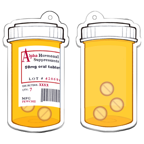 [PREORDER] ABO Suppressant Shaker Charms