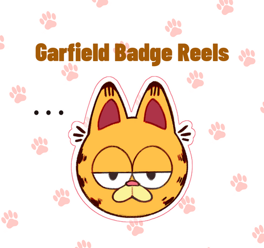 [PREORDER] Garfield Acrylic Badge Reels