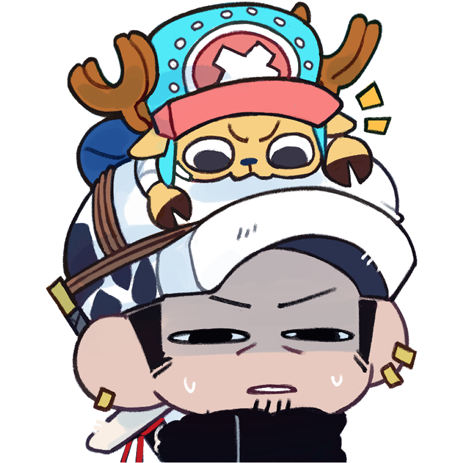 One Piece Peeker Stickers